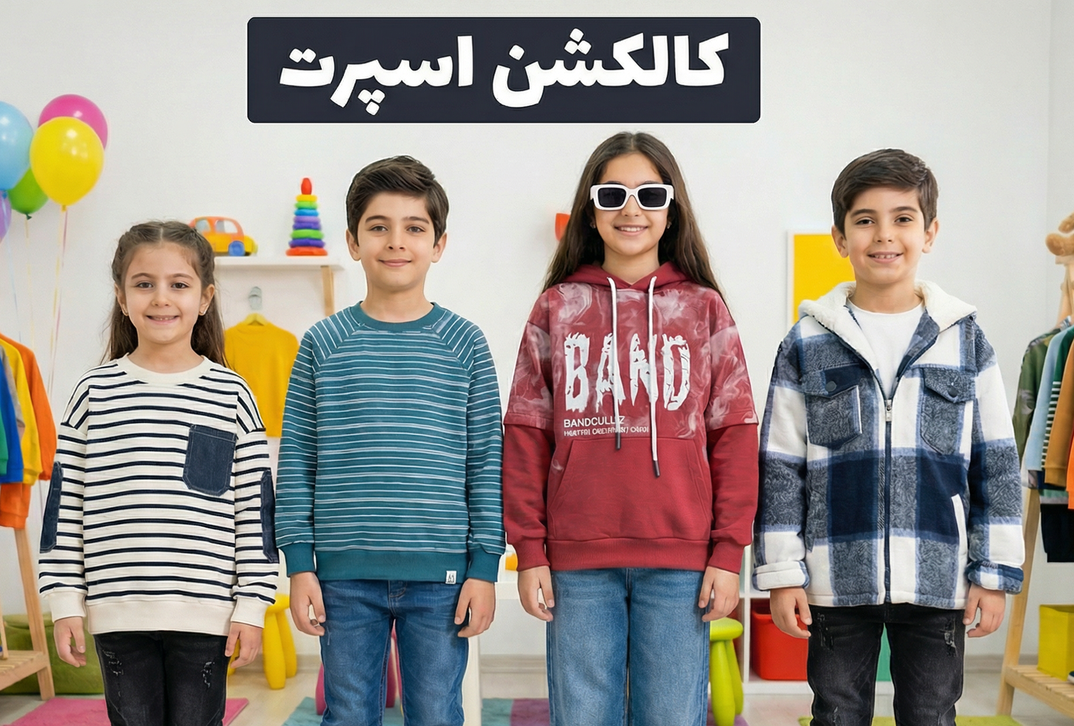 انواع لباسهای دخترانه و پسرانه